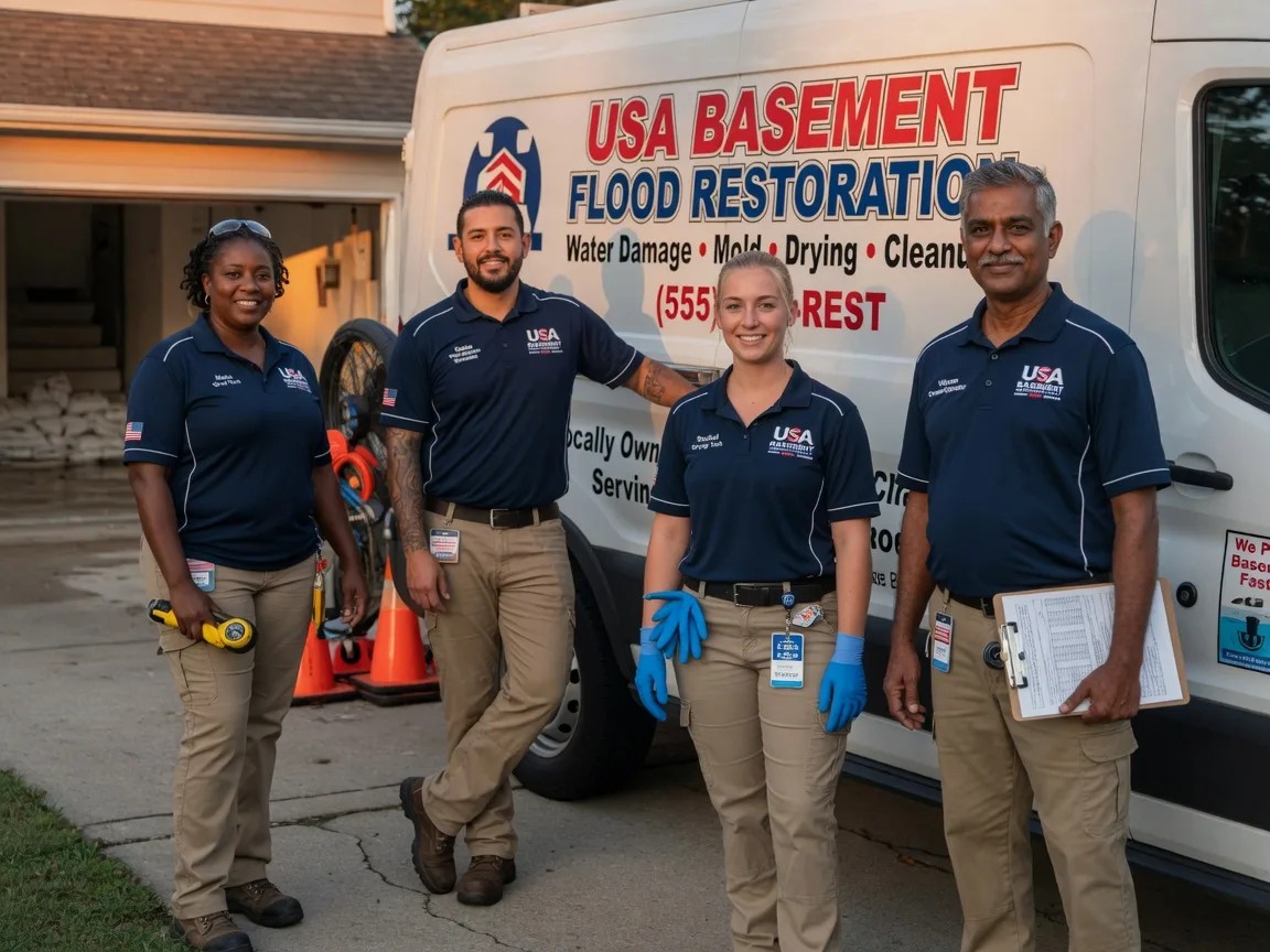 Basement Flood Cleanup company in Center Cross, VA